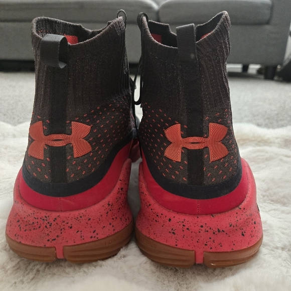 Under Armour Curry 4 Red Rogue Black Gum US Men’s Size 15  RARE 2018 - Picture 3 of 14
